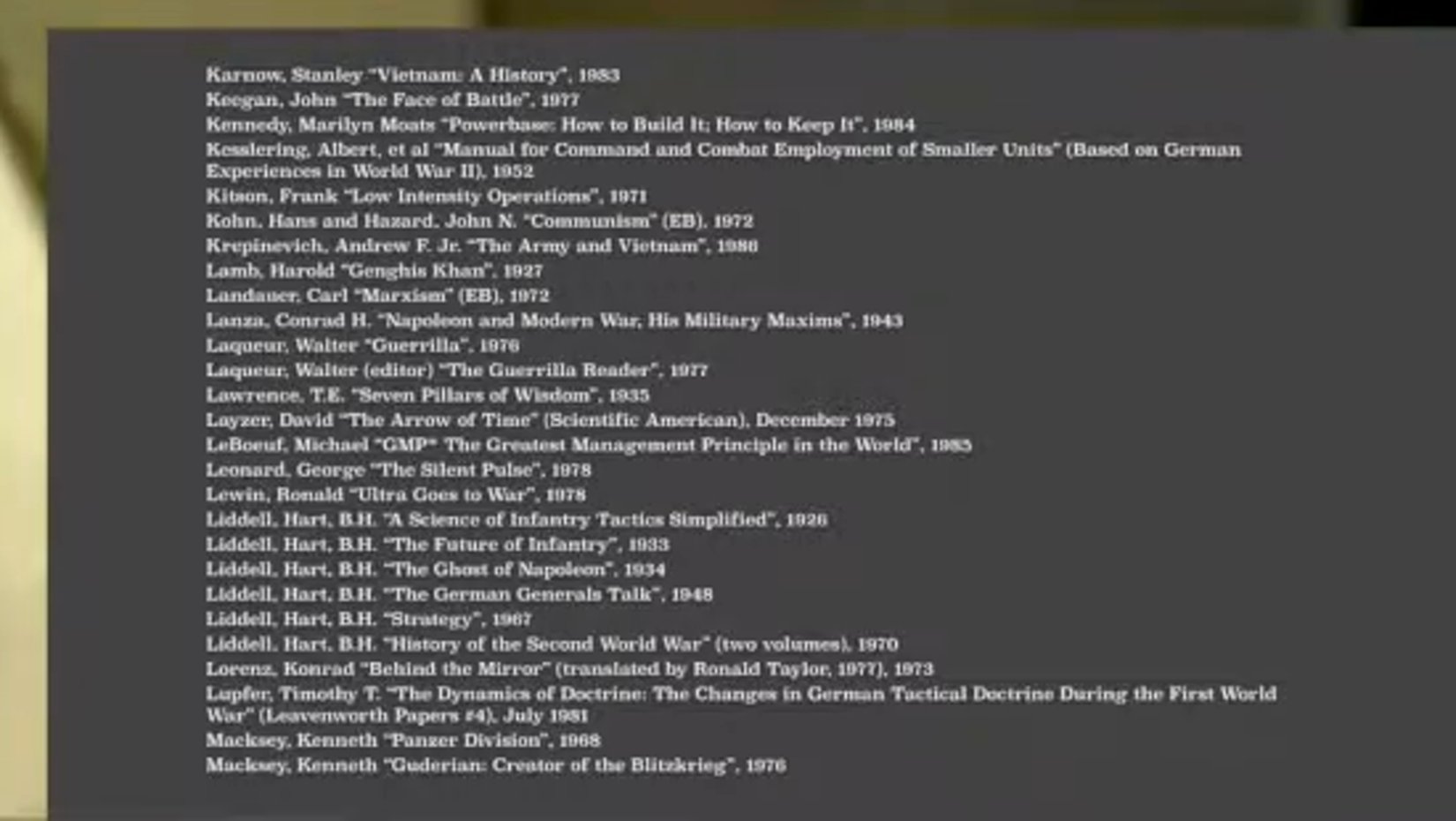 Recording bibliography inset 5 at 295 seconds