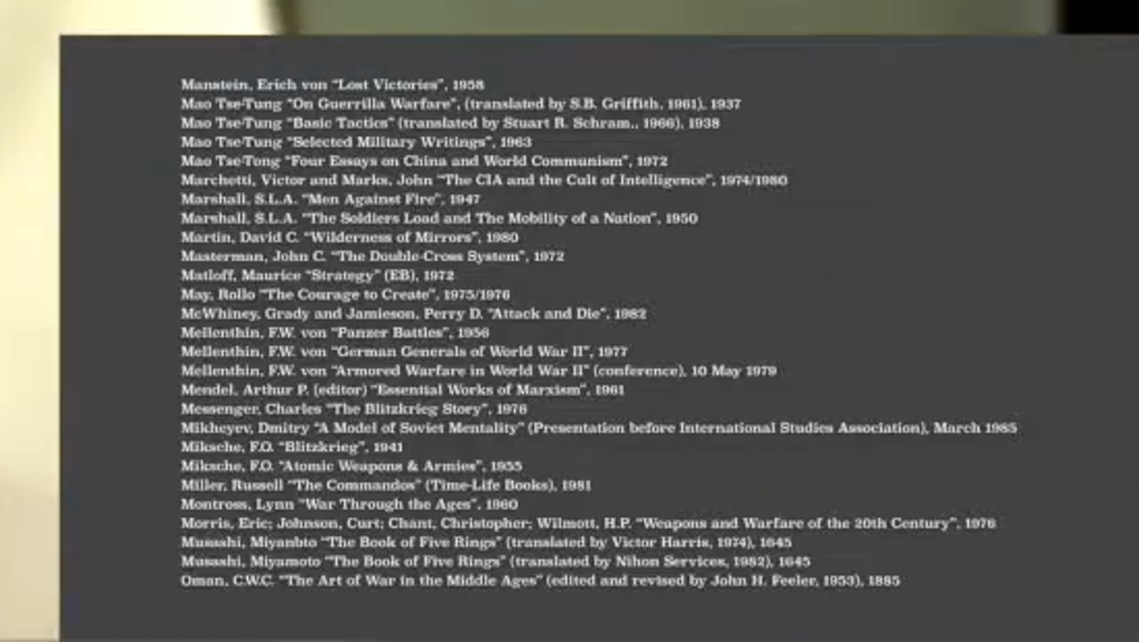 Recording bibliography inset 6 at 355 seconds